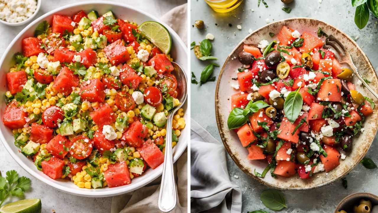 उन्हाळ्यात हलके पदार्थ खाण्याची इच्छा झाल्यास झटपट बनवा कलिंगड मक्याचे सॅलड, पचनक्रिया राहील सुरळीत