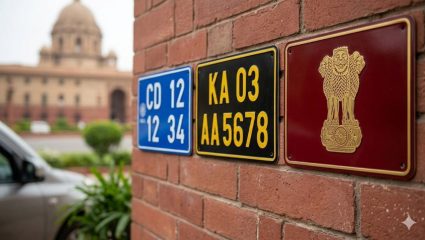 भारतात कोण वापरू शकतं निळ्या आणि काळ्या रंगाची Number Plate? राष्ट्रपतींच्या वाहनांवर असते ‘ही’ नंबर प्लेट