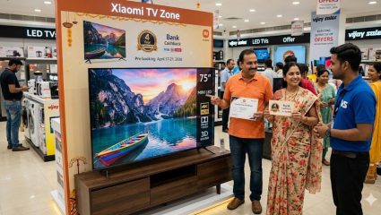 आकर्षक बँक ऑफर्ससह ४ वर्षांची वॉरंटी! Vijay Sales कडून Xiaomi टीव्ही एस मिनी एलईडी सिरीजचे प्री-बुकिंग सुरू