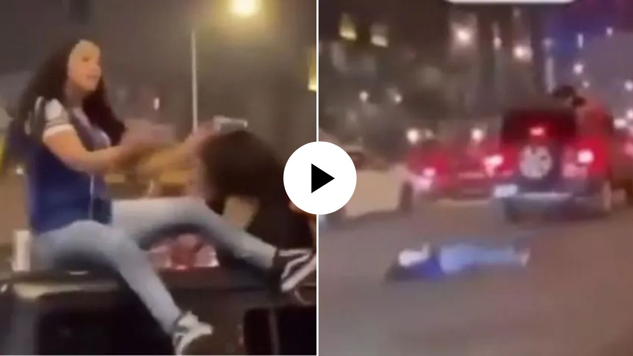 एका झटक्यात खेळ खल्लास! रिलसाठी धावत्या थारच्या छतावर तरुणी बसली अन्…; काळजाचा थरकाप उडवणारा VIDEO