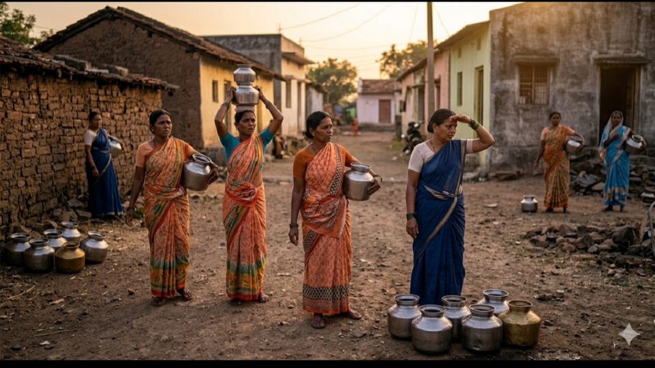पाण्यासाठी म्हसवडकरांचा टाहो, सत्ताधारी व प्रशासन ऐकेल का हो? 10-12 दिवसांनी पाणी…