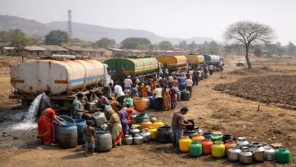 Water Shortage : धोक्याची घंटा! गावाची लोकसंख्या 7830 आणि केवळ 5 टँकरने पाणीपुरवठा, अवकाळीच्या तडाख्यात जिल्ह्यात पाणीटंचाईचे सावट