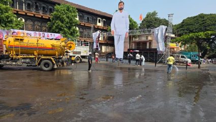 Satara News : सामान्यांच्या घशाला कोरड अन् मंत्र्यांसाठी लाखो लिटर पाण्याचा अपव्यय