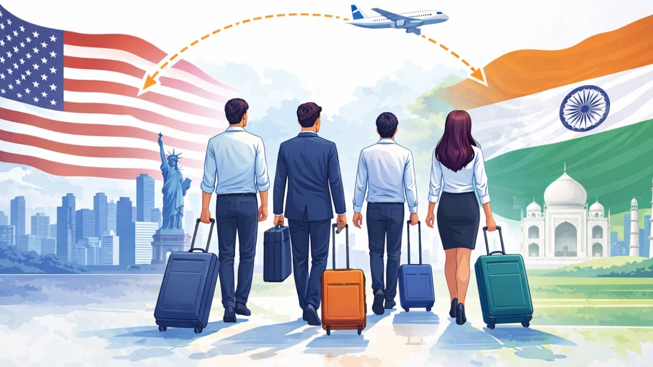 अमेरिकेत भारतीयांचा श्वास गुदमरतोय? ४०% लोक देश सोडण्याच्या तयारीत; नेमकं कारण काय?