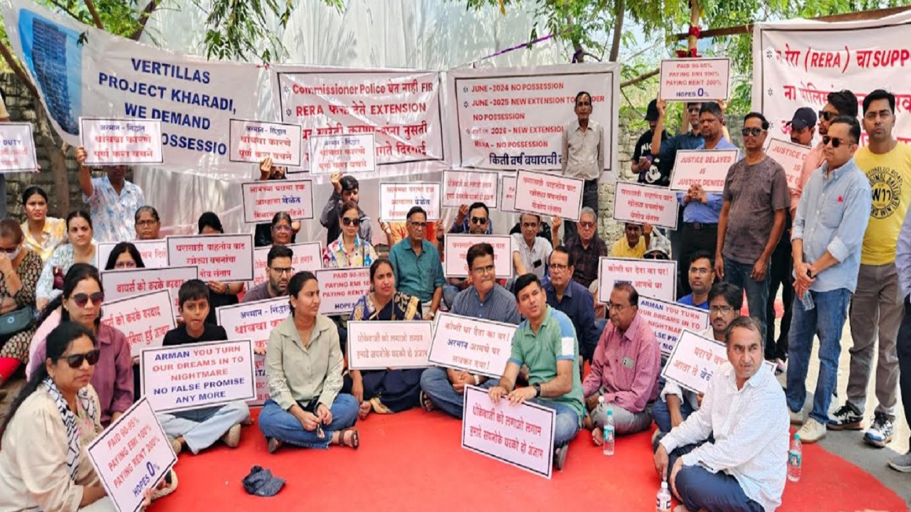 दहा दिवसांत आम्हाला घराचा ताबा मिळावा, नाहीतर आम्ही…; पुण्यात बिल्डरविरोधात सदनिकाधारकांचा संताप