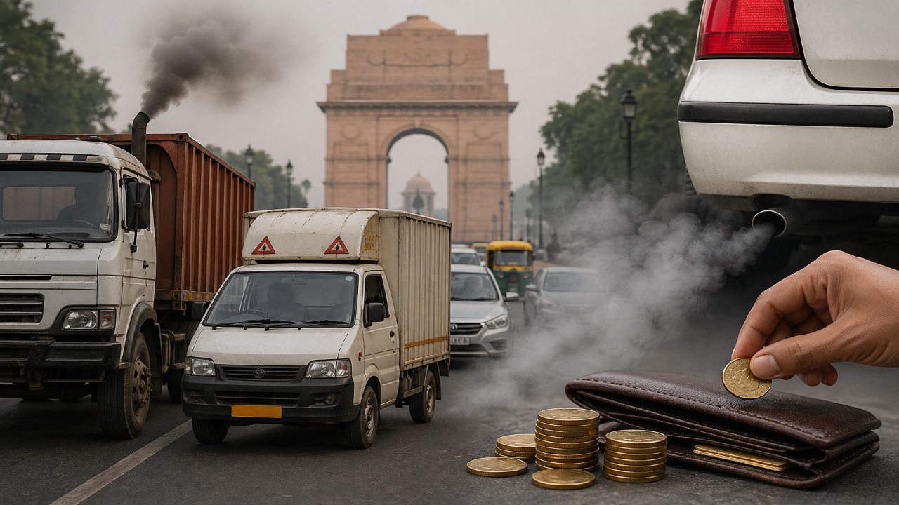 Delhi ECC Tax: सावधान! राजधानीत प्रवेश करणे झाले महाग, या वाहनांवर वाढला पॉल्युशन टॅक्स, काय आहेत नवे दर?