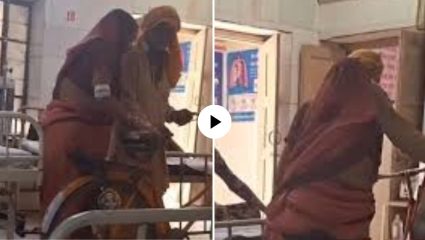 शेवटी प्रेम आपला मार्ग शोधतोच! व्हीलचेअर नाकारली, मग काय? आजोबांनी सायकलवरून पत्नीला नेलं घरी; हृदयस्पर्शी Video Viral