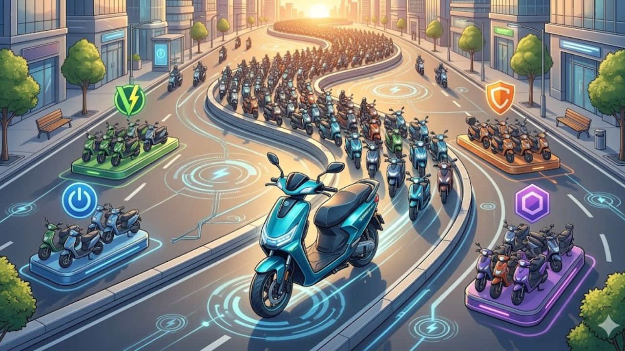 EV Two Wheeler मार्केटमध्ये ‘या’ कंपनीचा दबदबा, एका महिन्यात 49,453 दुचाक्यांची विक्री; जाणून घ्या टॉप 5 कंपन्या