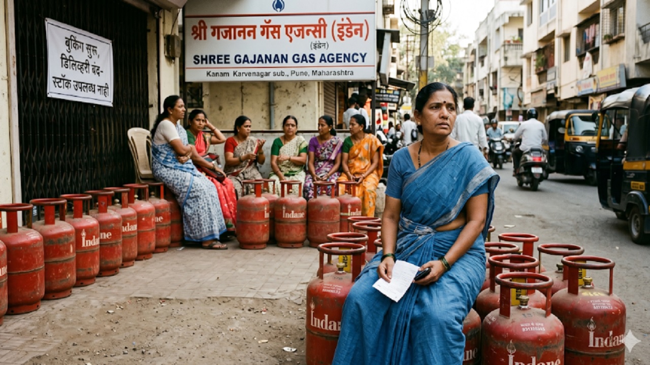 पुणेकरांची ‘गॅस’कोंडी! बुकिंग करूनही सिलिंडरचा पत्ता नाही; वितरण व्यवस्था कोलमडली