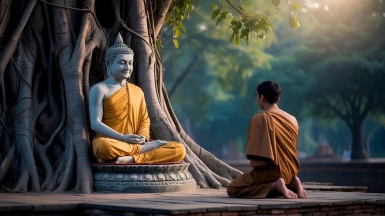 Gautam Buddha : मृत्यू म्हणजे दुख नाही, असं बुद्ध का म्हणतात? जन्म आणि मृत्यूबाबत तथगतांची शिकवण काय होती ?