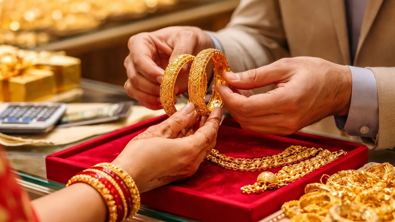 Todays Gold-Silver Price: सोने खरेदीदारांसाठी खुशखबर! 24 कॅरेटच्या दरात पुन्हा घसरण, चांदीचे भाव स्थिर