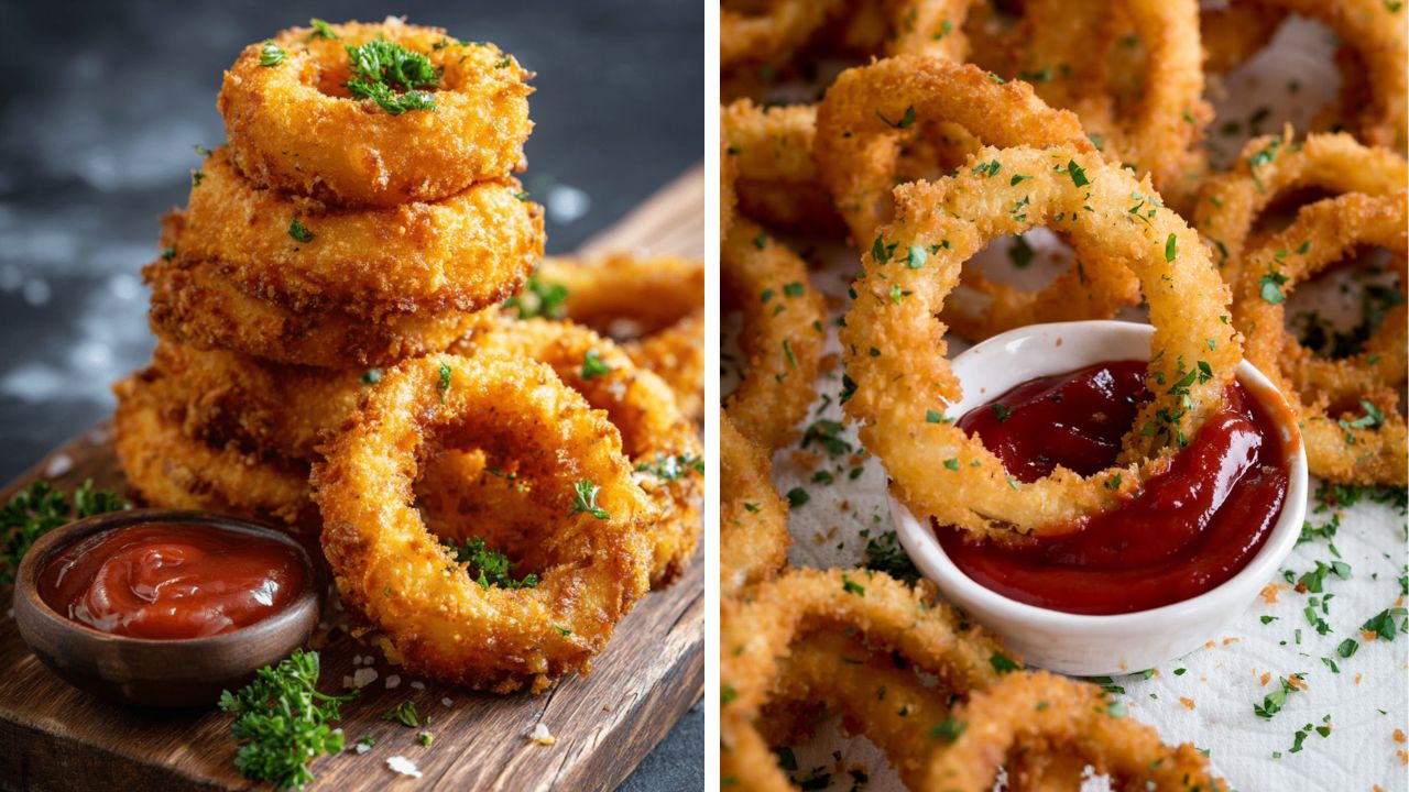 Recipe : कुरकुरीत आणि मजेदार… पार्टी स्नॅक्ससाठी एक टेस्टी पर्याय; घरी बनवा हाॅटेल स्टाईल ‘ओनियन रिंग्स’