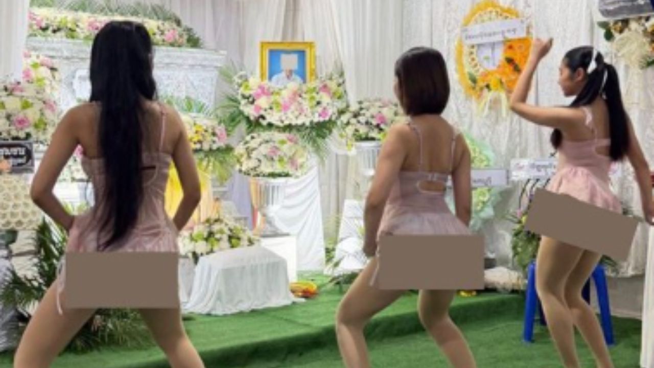 शेवटची इच्छा पूर्ण करण्यासाठी कुटुंबाने अंतिम संस्काराला बोलावल्या Bar Dancers, पाहून यूजर्स झाले चकित; थायलंडचा Video Viral