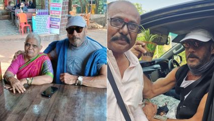 जॅकी श्रॉफ यांची माथेरानला खास भेट; श्री पिसारनाथ मंदिर येथे दर्शन, बटाटा वड्याचा देखील घेतला आस्वाद