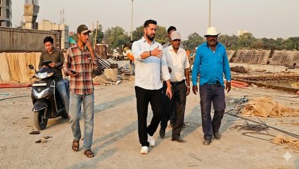 Kalyan News : कल्याणमध्ये ७ वर्षांपासून उड्डाणपुलाचे काम संथ गतीने, काँग्रेसचा आंदोलनाचा इशारा