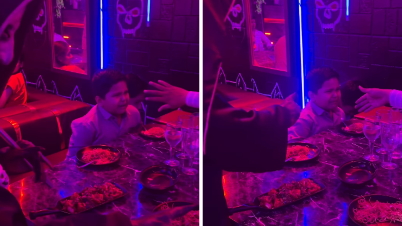 ‘बाबा वाचवा…’, भुताटकी रेस्टॉरंटमध्ये मुलाला घेऊन गेले आई-वडील, रडून रडून हाल; डोळ्यात मृत्यूची भीती अन्…