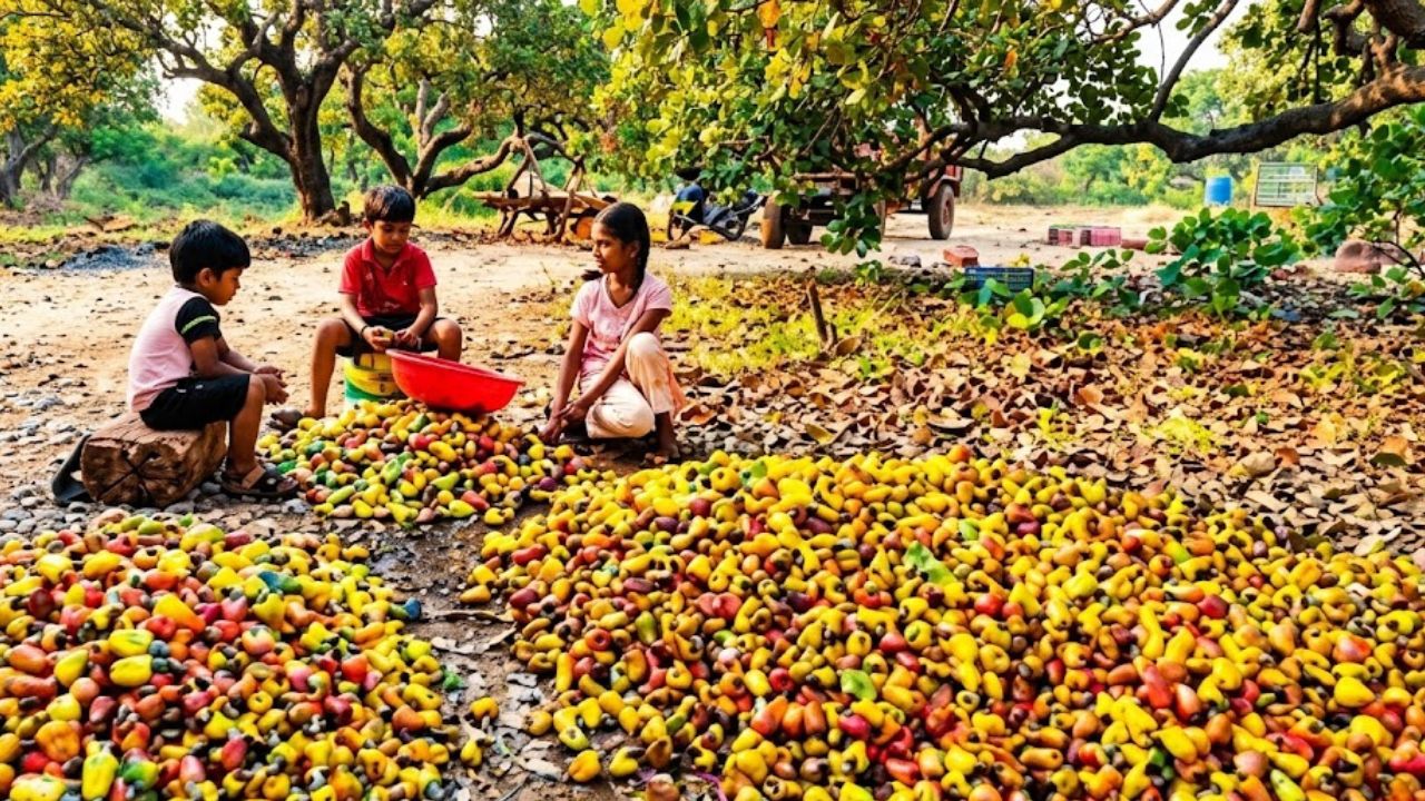Kolhapur News : चंदगड तालुक्यात काजू उत्पादनात मोठी घटना; अर्थकारण कोलमडल्याने शेतकरी हवालदिल
