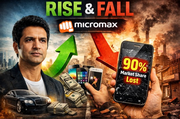 Micromax Mobile :- मायक्रोमॅक्सची यश-अपयशाची कहाणी: काही वर्षांतच 90% बाजारपेठ कशी गमावली?