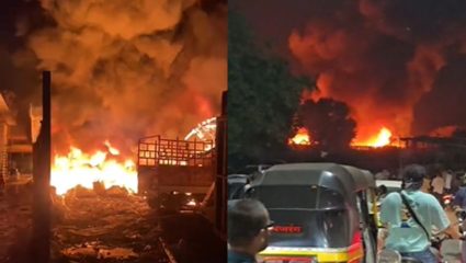 Mira Bhayander : “काळ आला पण वेळ नाही”; परिसरात दुहेरी संकट, एकाच दिवशी दोन ठिकाणी भीषण आग