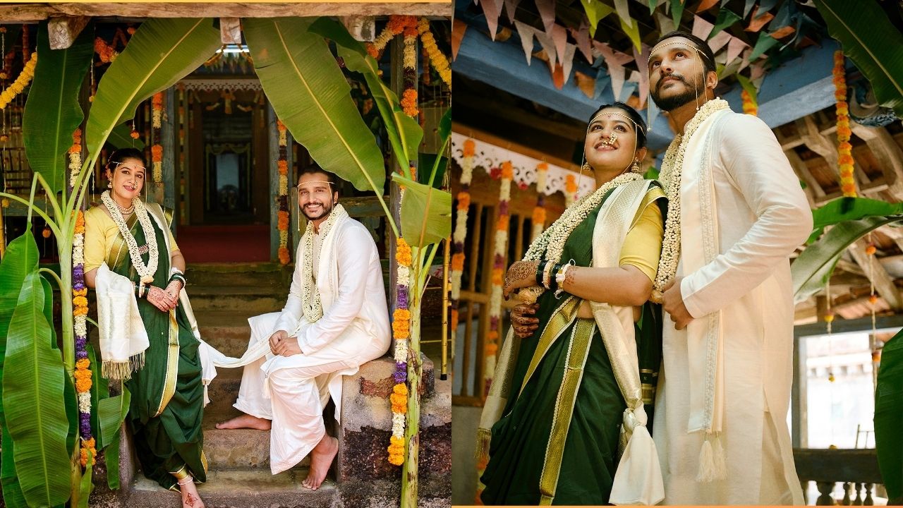 स्वानंदीने गुपचूप लग्न हुरकले असून लग्नाचे फोटो शेअर केले आहेत. 