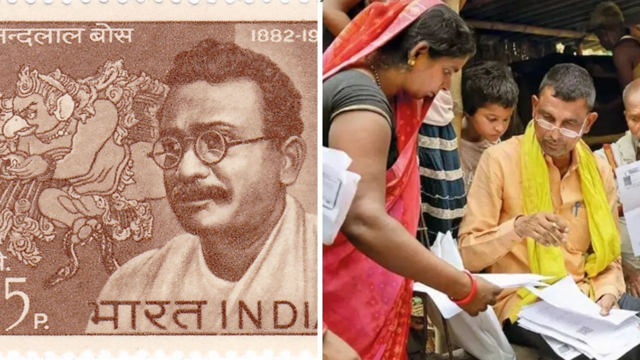 ही लोकशाहीची थट्टा की ती संपवण्याचा कट; संविधानाची मूळ प्रत रेखाटणारे नंदलाल बोस यांच्या वंशजांची नावे SIR वगळली