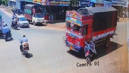 ​ओतूरमध्ये काळजाचा ठोका चुकवणारी घटना! ट्रकच्या चाकाखाली चिरडून तरुणीचा मृत्यू