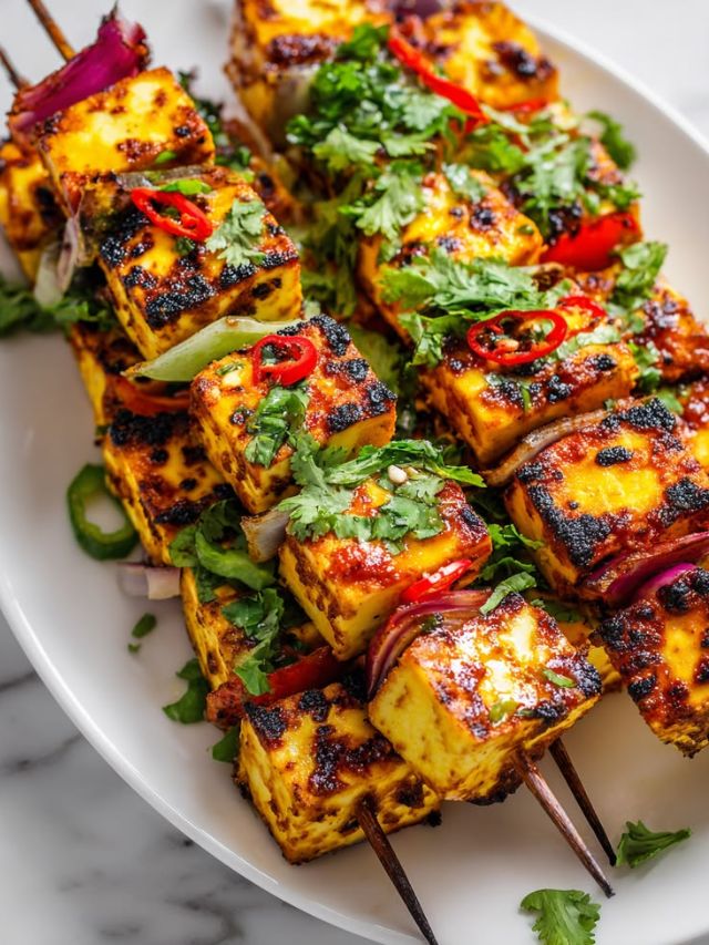 घरच्या घरी बनवा रेस्टॉरंट स्टाईल पनीर टिक्का