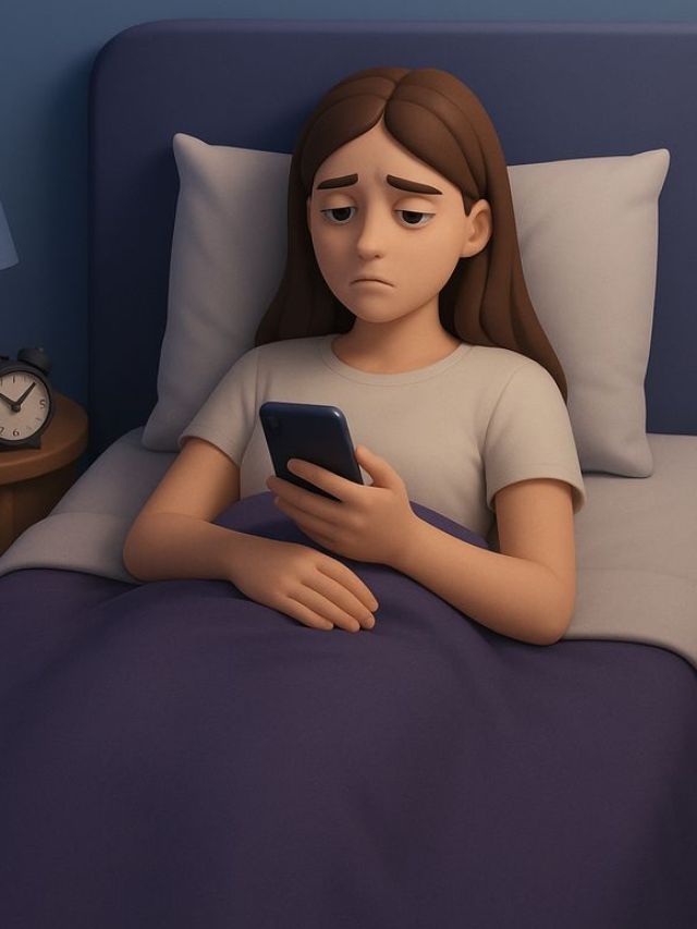 झोपण्यापूर्वी मोबाईल वापरल्याने काय होते?