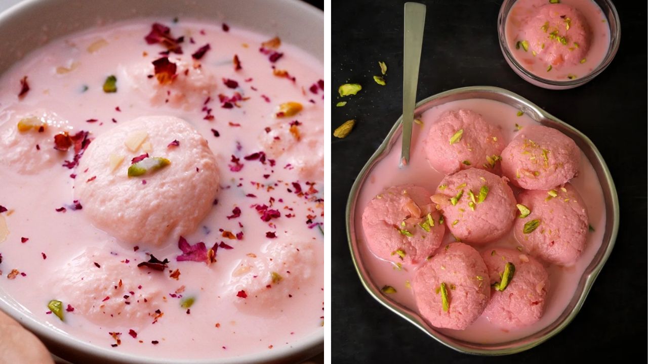 Recipe : अक्षयतृतीयानिमित्त घरी बनवा रसाळ, चविष्ट आणि गोड चवीची ‘गुलाब रसमलाई’