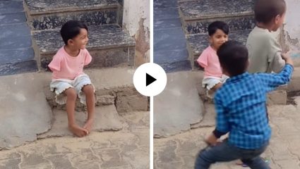 दुसऱ्याच्या आनंदात तिने मानलं सुख! दोन्ही हातं गमावले पण तरीही चेहऱ्यावर झळकलं गोड हसू, चिमुकलीच्या Video ने सर्वांनाच केलं भावूक