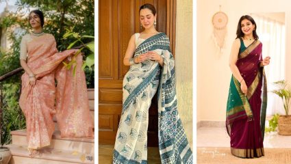 उन्हाळ्यासाठी परफेक्ट! स्टायलिश आणि कम्फर्टेबल लूकसाठी कॉटन साड्यांचे बेस्ट कलेक्शन