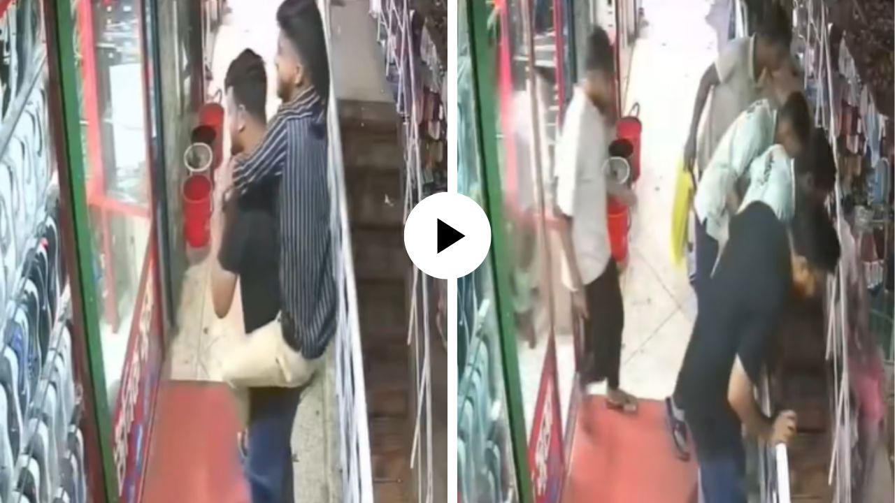 मस्तीमस्तीच्या नादात अनर्थ घडला अन् दोन्ही मित्रांसोबत घडला जीवघेणा प्रकार, घटनेचा चित्तथरारक Video Viral