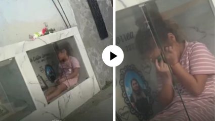 आईच्या प्रेमासाठी व्याकुळ झाला जीव! स्मशानभूमीत जाऊन फोटोसोबत गप्पा मारू लागली चिमुकली, Viral Video पाहताच युजर्सना अश्रू अनावर