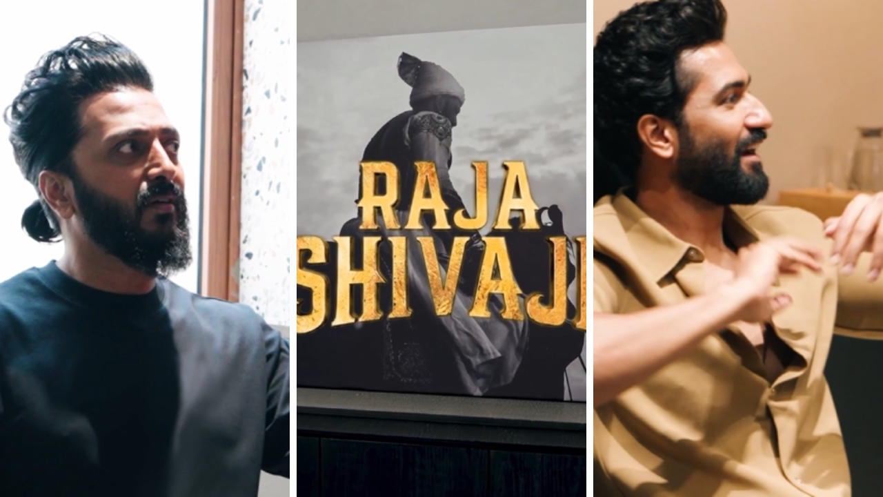 ‘राजा शिवाजी’च्या निमित्ताने विकी कौशल आणि रितेश देशमुखची खास भेट; रंगली खास चर्चा