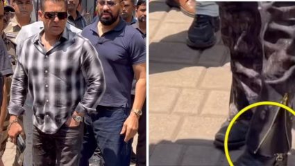 एका सिनेमासाठी घेतो कोटींची रक्कम! सलमान खान दिसून आला फाटक्या बुटात; चाहत्यांमध्ये चर्चेला उधाण