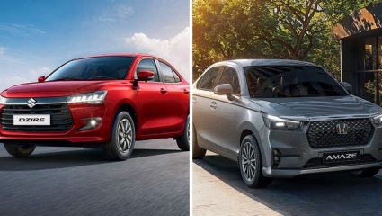 Maruti Dzire vs Honda Amaze: कोणती Sedan Car कमी पैश्यात देते सुसाट मायलेज? जाणून घ्या