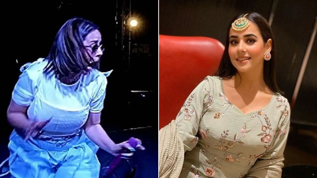 Sunanda Sharma च्या लाईव्ह कॉन्सर्टदरम्यान फॅनने केली धक्कादायक कृती; गायिकेची संतप्त प्रतिक्रिया