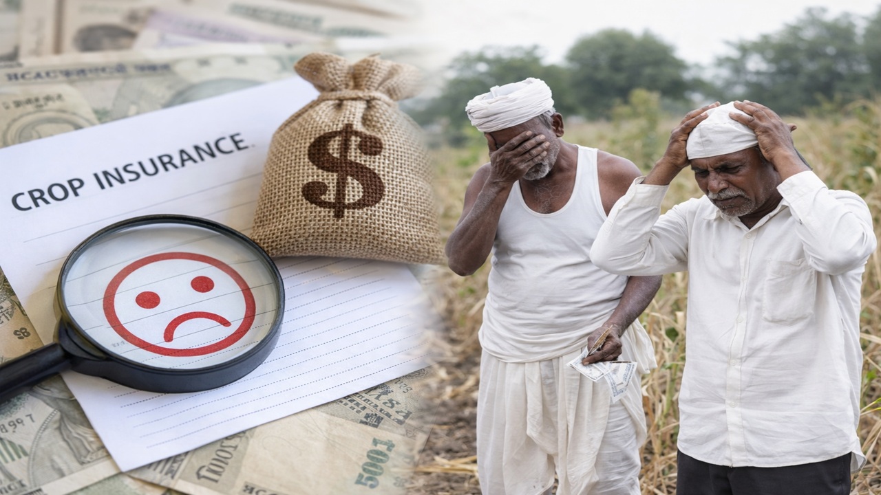 Nashik News पीकविम्यावरून शेतकऱ्यांची फसवणूक; ३३४ हप्ता भरूनही फक्त १८३ रुपयांची भरपाई