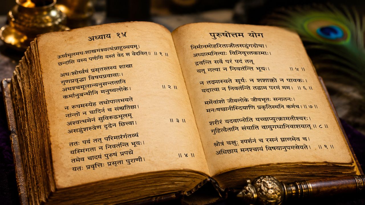 भगवद्गीतेचा १५ वा अध्याय का मानला जातो विशेष? पुरुषोत्तम योगाचे काय आहे महत्त्व