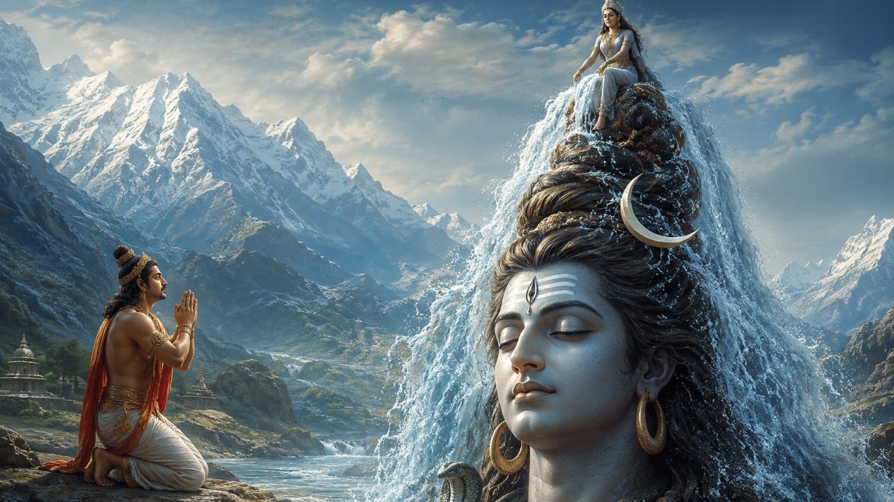 भागीरथाच्या तपश्चर्येमुळे पृथ्वीवर अवतरली गंगा; भगवान शिवांनी जटांमध्ये का धारण केला तिचा प्रवाह