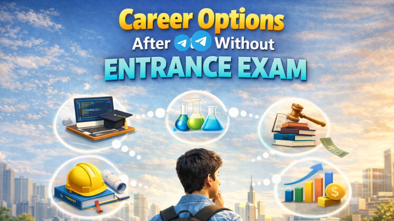 Career Options without Entrance Exam: प्रवेश परीक्षेचा ताण येतोय? मग विनापरीक्षा करिअर घडवण्याचे ‘हे’ मार्ग माहितीयेत का?