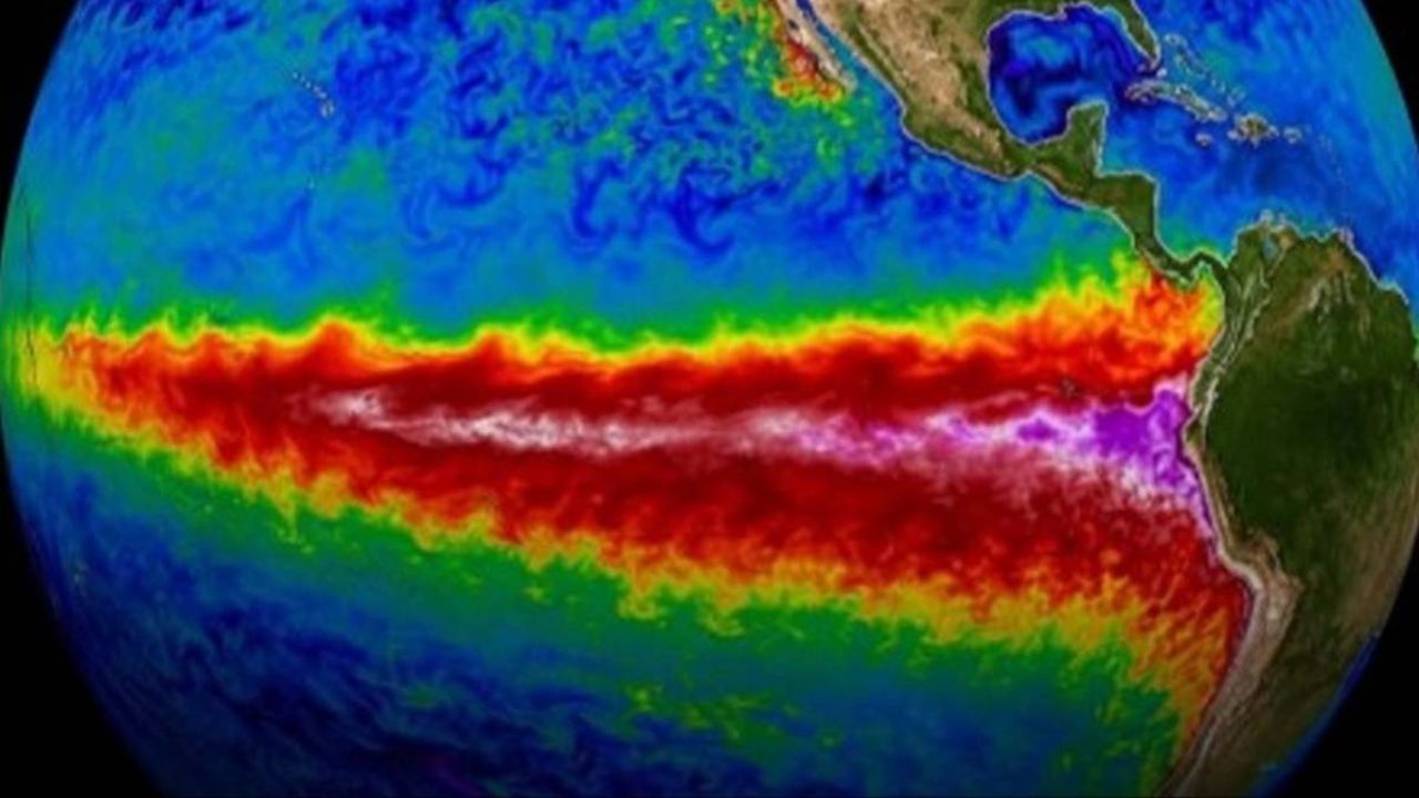 El Nino : पॅसिफिक महासागरात उपग्रहाला दिसली 1000 किलोमीटर उंचीची लाट; शास्त्रज्ञांचा ‘सुपर एल निनो’बाबत जगाला सर्वात मोठा इशारा