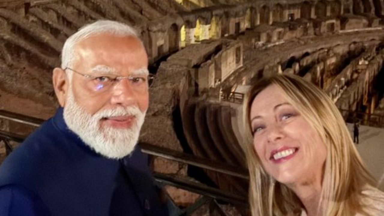PM Modi Italy Visit : ‘स्वागत आहे, माझ्या मित्रा’ , PM मोदी इटलीत दाखल; जॉर्जिया मेलोनी यांनी शेअर केलेला सेल्फी क्षणात व्हायरल