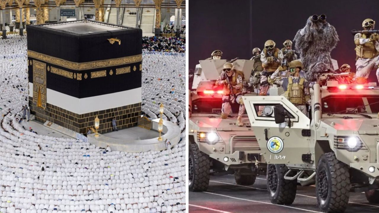 Hajj Pilgrimage 2026 : युद्धाच्या सावटात हज यात्रेला सुरुवात ; सौदी अरेबियाकडून यात्रेकरुंसाठी विशेष हवाई सुरक्षा तैनात