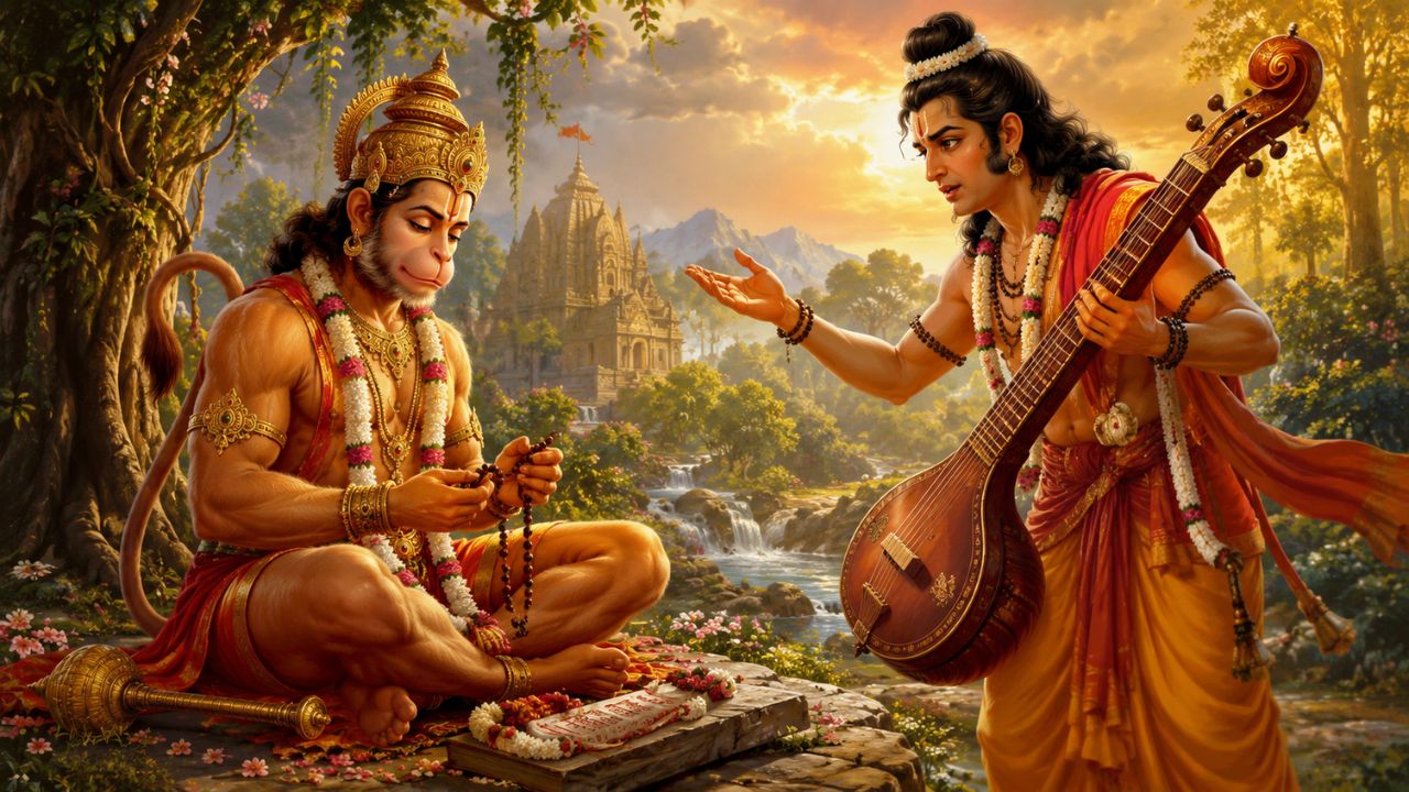 Hanuman story: हनुमानाची भक्ती आणि नारदमुनींचा अहंकार काय आहे यामागील कथा जाणून घ्या