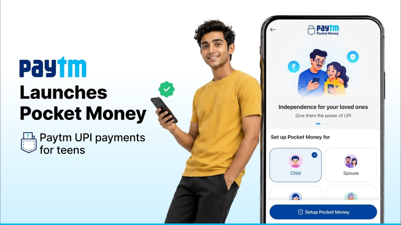 Bank Account शिवाय करता येणार UPI पेमेंट, Paytm ने लॉन्च केलं Pocket Money फीचर, काय आहे खास?