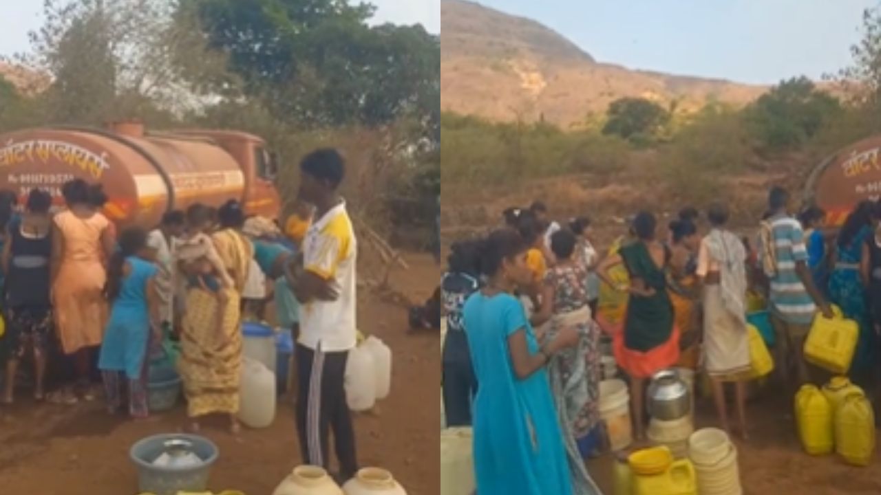 Karjat News : ऐन उन्हाळ्यात पाणी संकट ; कर्जत तालुक्यातील गावकऱ्य़ांचे होतायत हाल