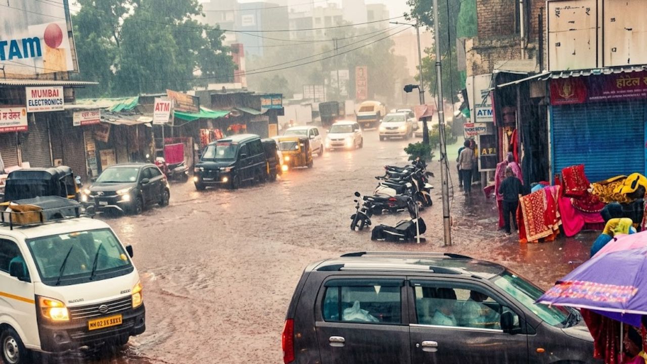 Kolhapur News : वादळी वाऱ्यामुळे लग्न मंडप तुटला; अवकाळी पावसाने कोल्हापुरकरांची तारांबळ