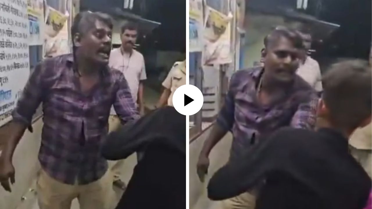 संतापजनक! बस डेपोत ST चालकाची अरेरावी; चौकशी करणाऱ्या प्रवाशाला लगावली कानशिलात, Video Viral