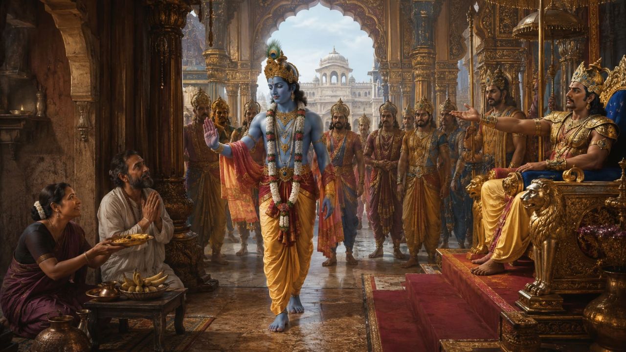 Mahabharata Story: श्रीकृष्णांनी नाकारले दुर्योधनाचे आमंत्रण, विदुरांच्या घरी भोजन करण्यामागे काय होते कारण